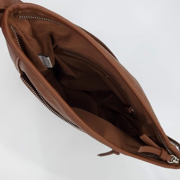 Liz Claiborne Zippered Faux Leather Crossbody - Picture 5 of 9